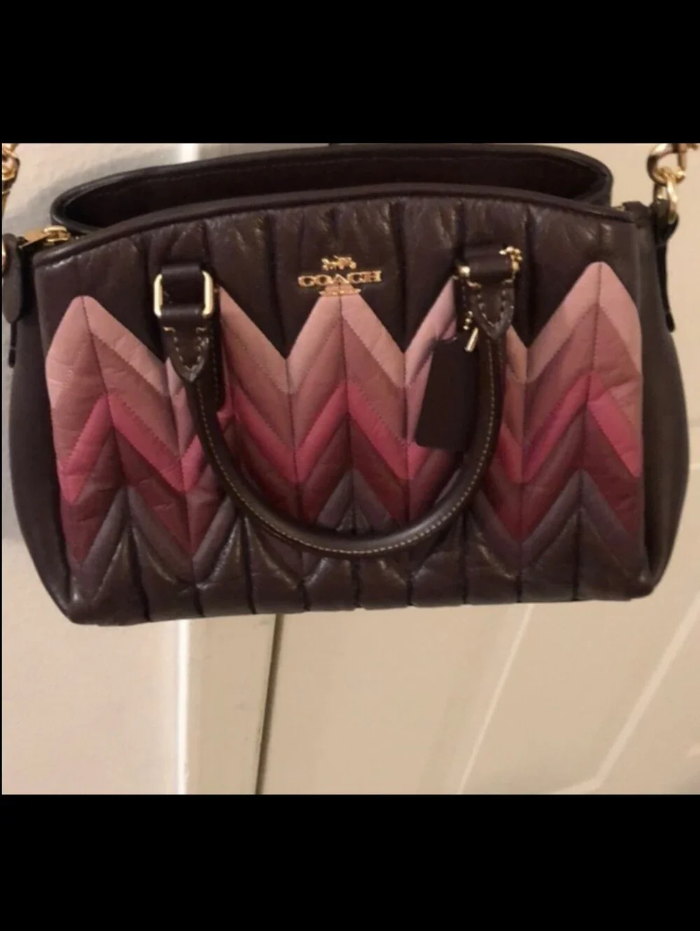 COACH MINI SAGE OMBRE' CARRYALL - Picture 8 of 11